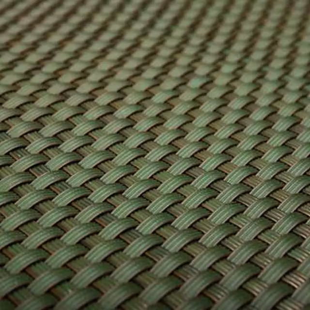 Primrose Artificial Rattan Weave Balcony Screening Mat in Green