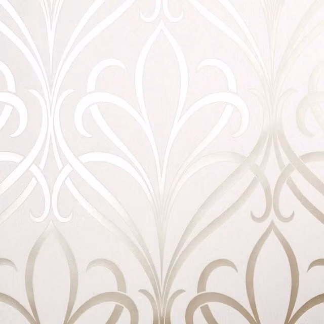 I Love Wallpaper Camden Damask Floral Wallpaper in Gold and Yellow
