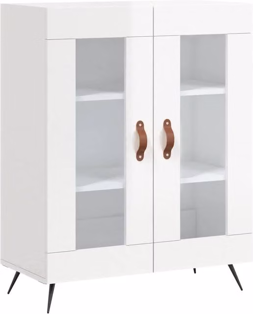 Berkfield Home High Gloss White Sideboard W/D/H: 69.5 x 34 x 90 cm – 1