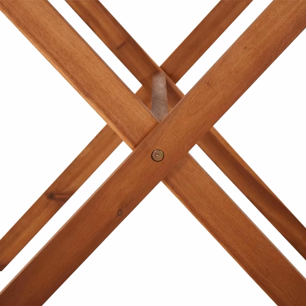 Berkfield Home Rustic Garden Table in Brown Solid Oiled Acacia Wood W/D/H: 110 x 67 x 74 cm – 2