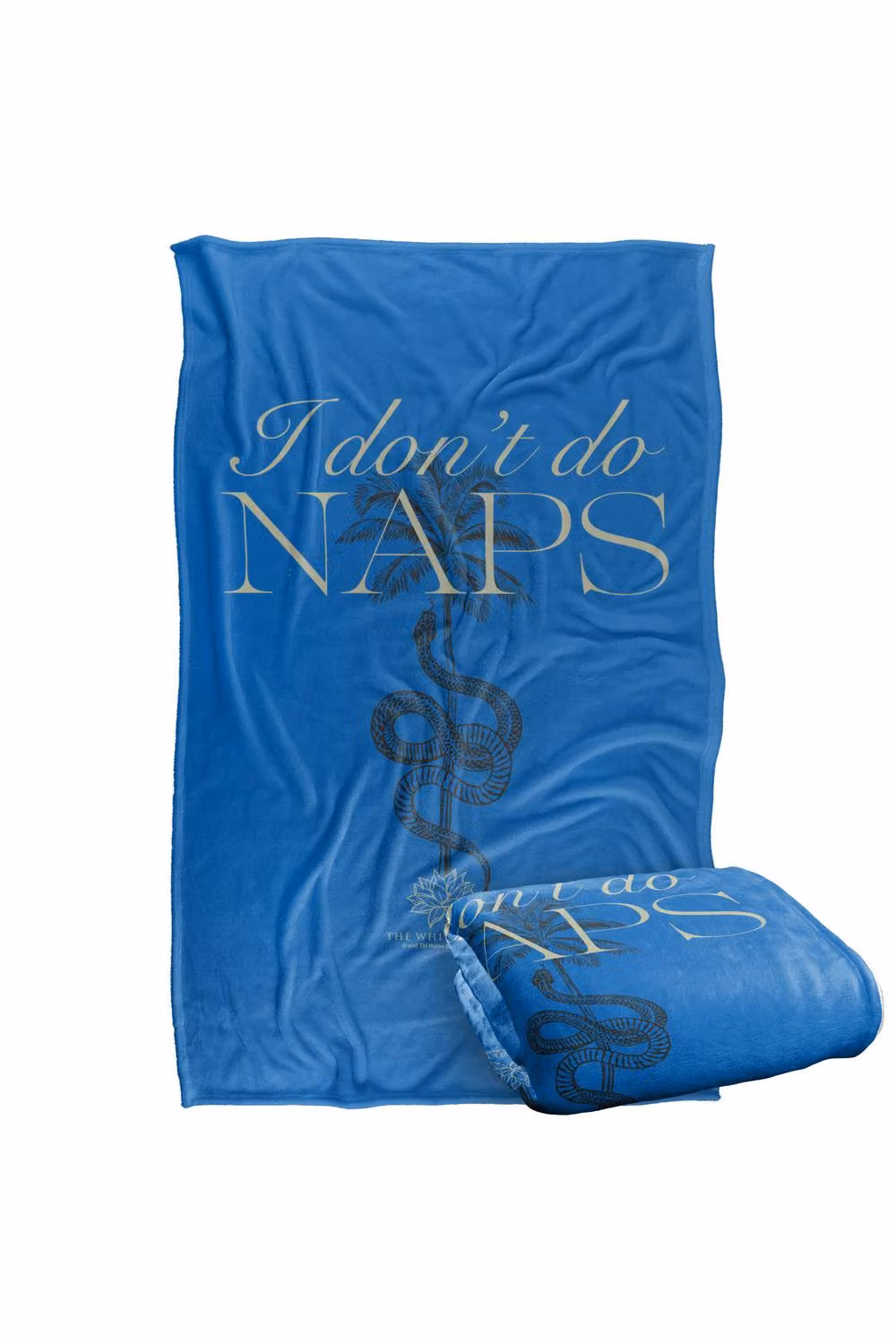 Warner Bros. White Lotus I Don't Do Naps Super Soft Silky Touch Throw Blanket, Extra Large, Multicolour – 2