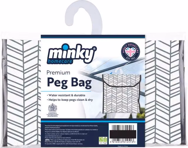 Minky Premium Peg Bag