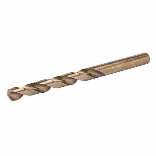 Loops Tough 12mm Cobalt High Speed Steel HSS Twist Drill Bit for Stainless Steel, Hardened Steels and Cast Iron, Gold