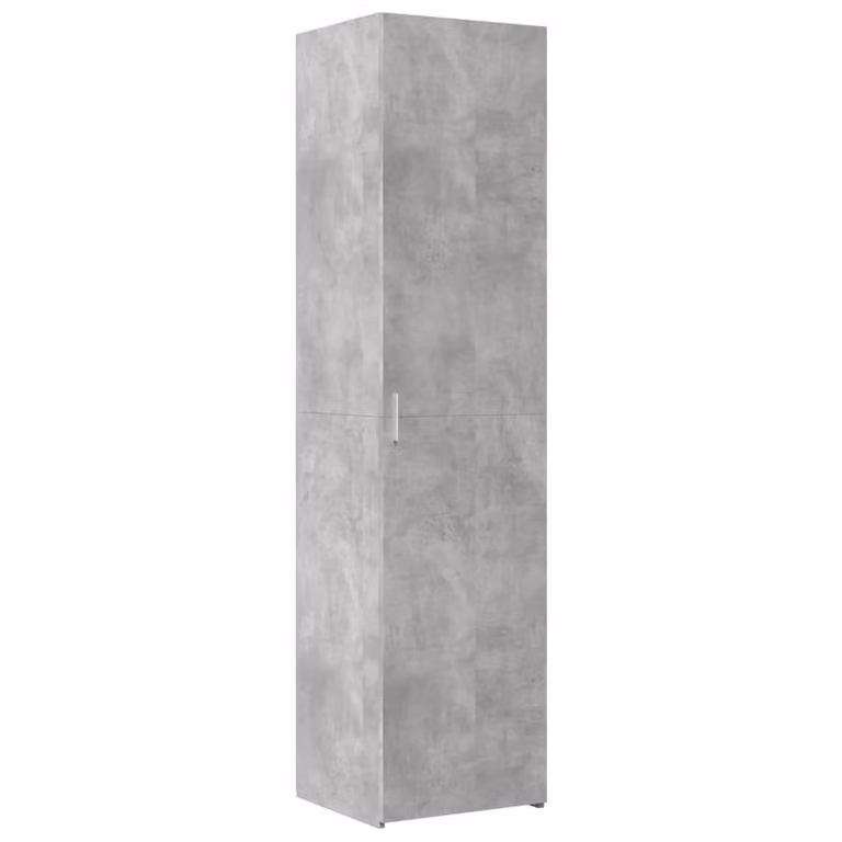 Berkfield Home Modern Highboard in Concrete Grey, W/D/H: 45 x 42.5 x 185 cm
