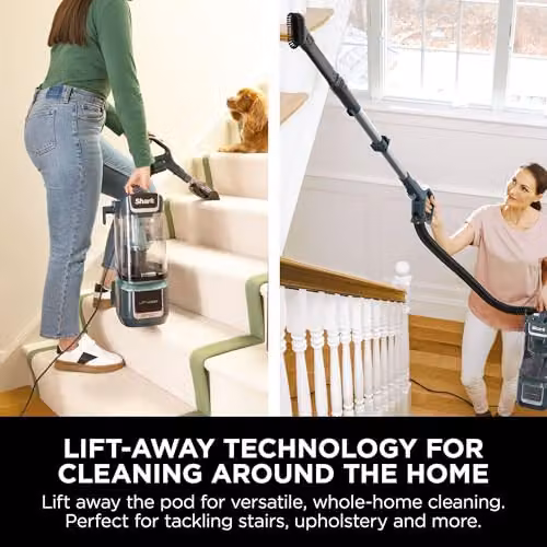 Shark Detect XL Corded Upright Vacuum Cleaner with DuoClean Detect and Anti-Tangle Roller, Petrol and Silver – 6
