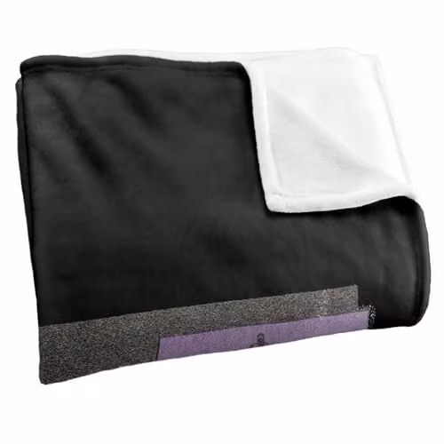 Warner Bros. Batman Kanji Darkest Shadows Super Soft Fleece Throw Blanket, Black and Multicolour, W: 91 cm, D: 147 cm – 2