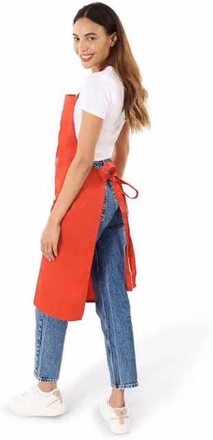Brand Lab Bibbed Apron in Red