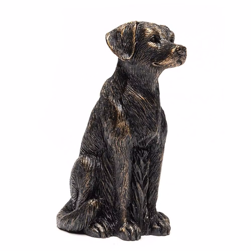 Jardinopia Labrador Cane or Stake Topper Pot Buddy in Bronze, W4 x D5 x H7.5 cm – 2