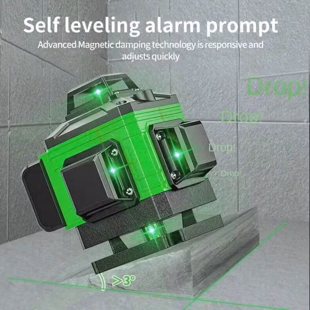 FLAVORA 4D 16 Lines 360 Degree Self Leveling Green Laser Level – 1