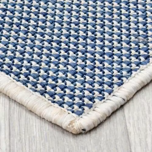runrug Maritime Reversible Indoor/Outdoor Hallway Runner Rug, Blue, W: 60 cm, L: 360 cm – 3