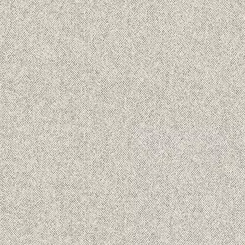 Belgravia Decor Ciara Glitter Texture Plain Vinyl Wallpaper in Soft Silver