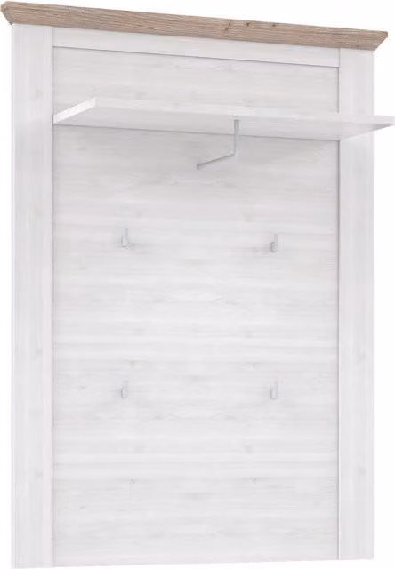 Illopa Snowy Oak Wood Wall Panel in White