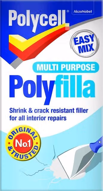 Polycell Polyfilla Interior Filler, White, 450 g