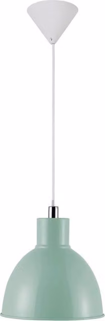 Nordlux Pop Green Metal Dome Pendant Light, Diameter: 22 cm, E27 – 1