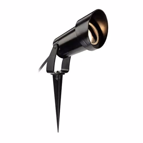 Netlighting Rowan Black Resin LED Wall and Ground Spike Garden Spot IP65