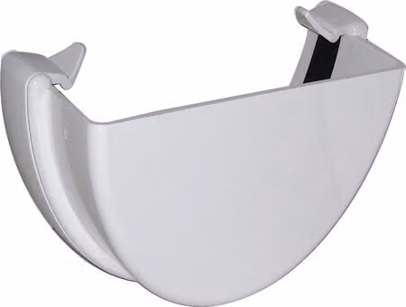 FloPlast Deepflow External Stopend, White