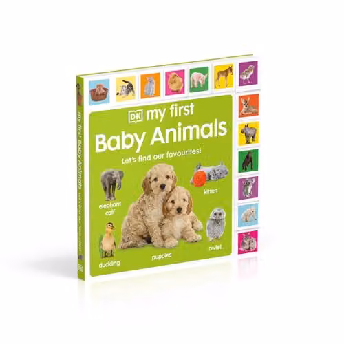 DK My First Baby Animals Let's Find Our Favourites Multicolour Board Book – 2