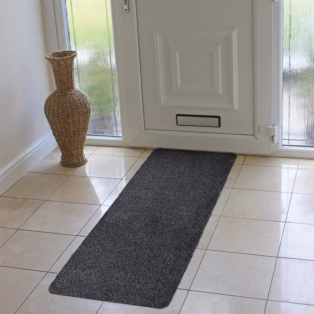 JVL Tanami Machine Washable Barrier Runner Doormat, Charcoal Grey, W: 50 cm, L: 150 cm – 2