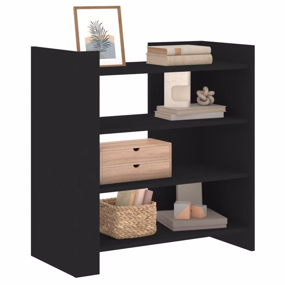 Berkfield Home Modern Black Matt Sideboard, W/D/H: 73.5 x 35 x 75 cm – 3