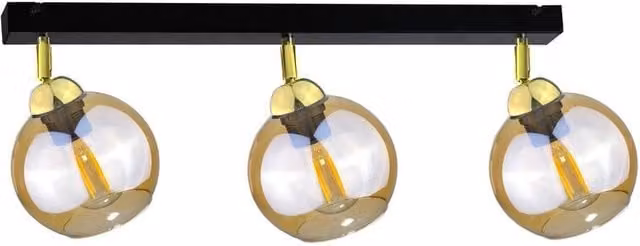 Netlighting Thea Gold Ceiling Spotlight Bar, 60 cm, 3x E27