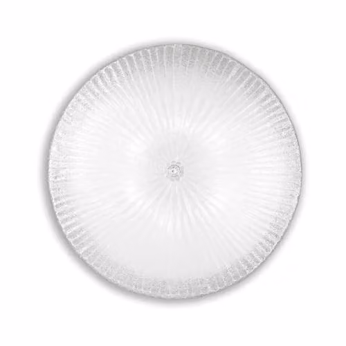 Netlighting Shell 6 Ceiling Light in Chrome and Grey with Transparent Glass and E27 Base – 1