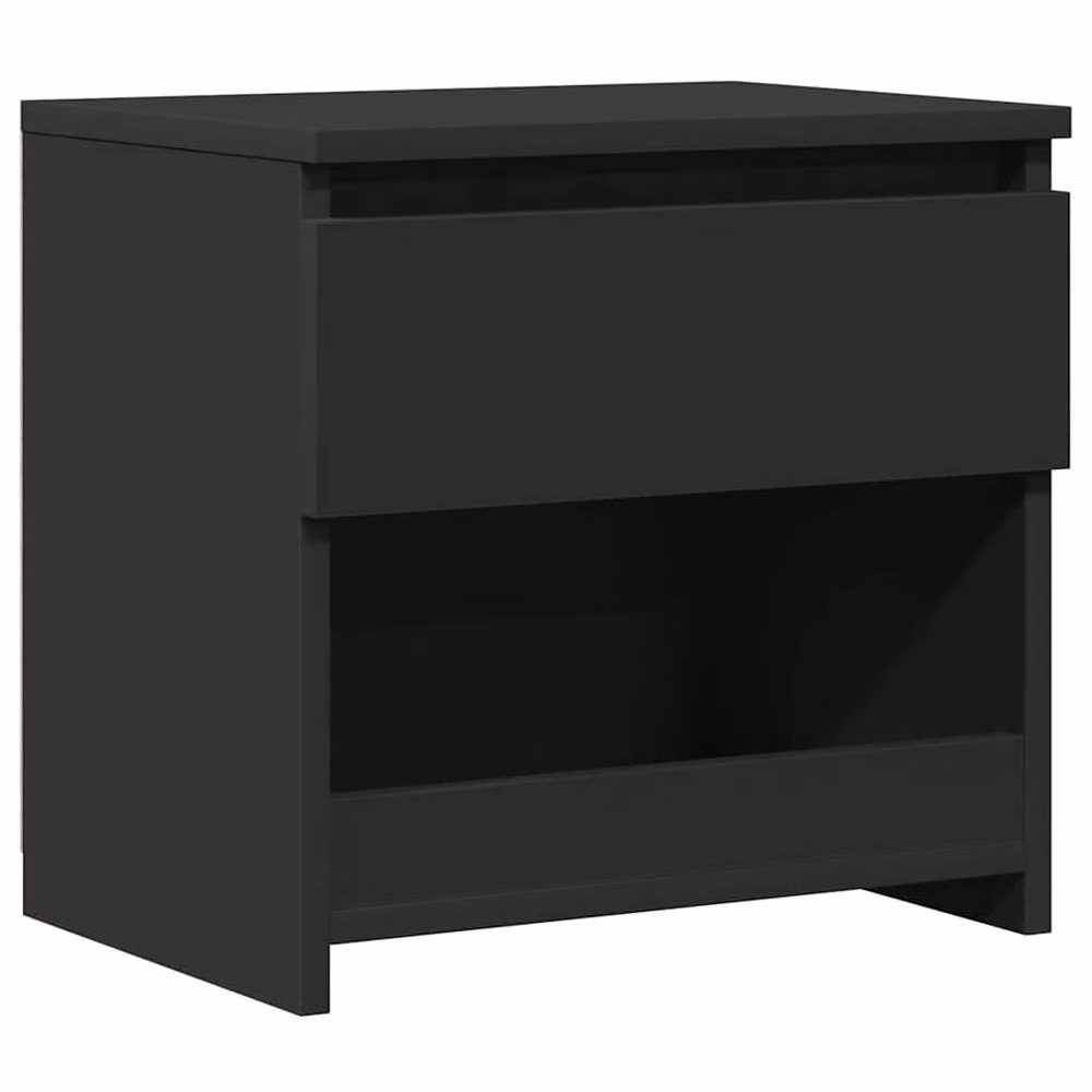 Berkfield Home Elegant Bedside Cabinet in Black, W/D/H: 40 x 30 x 39 cm – 3