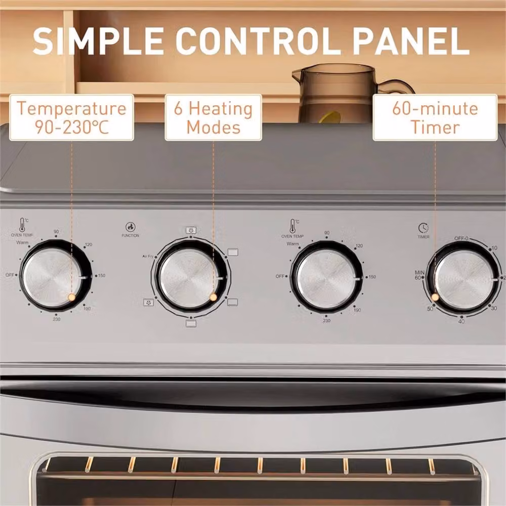 KORVIXA 24L Hot Air Fryer Oven in Silver – 3