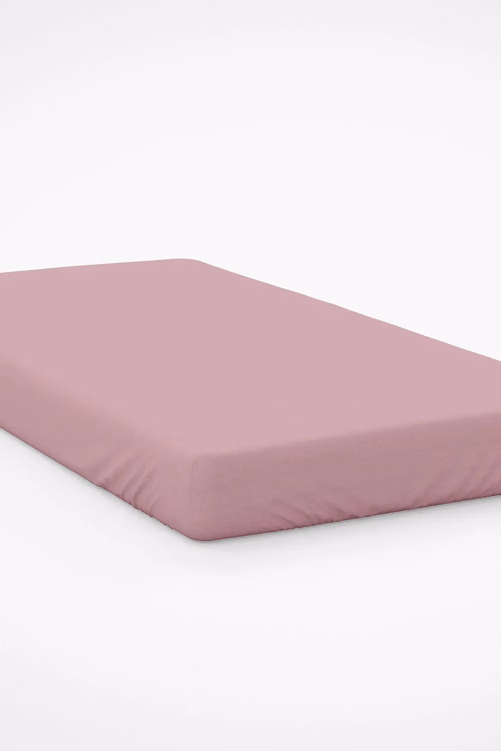 Belledorm Easy Care 200 Thread Count Cotton Polyester Percale Fitted Sheet in Dark Pink, Size: Super King, Depth: 38 cm