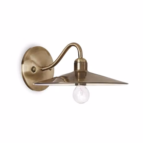 Ideal Lux Cantina AP1 Brunito Antique Bronze Wall Lamp