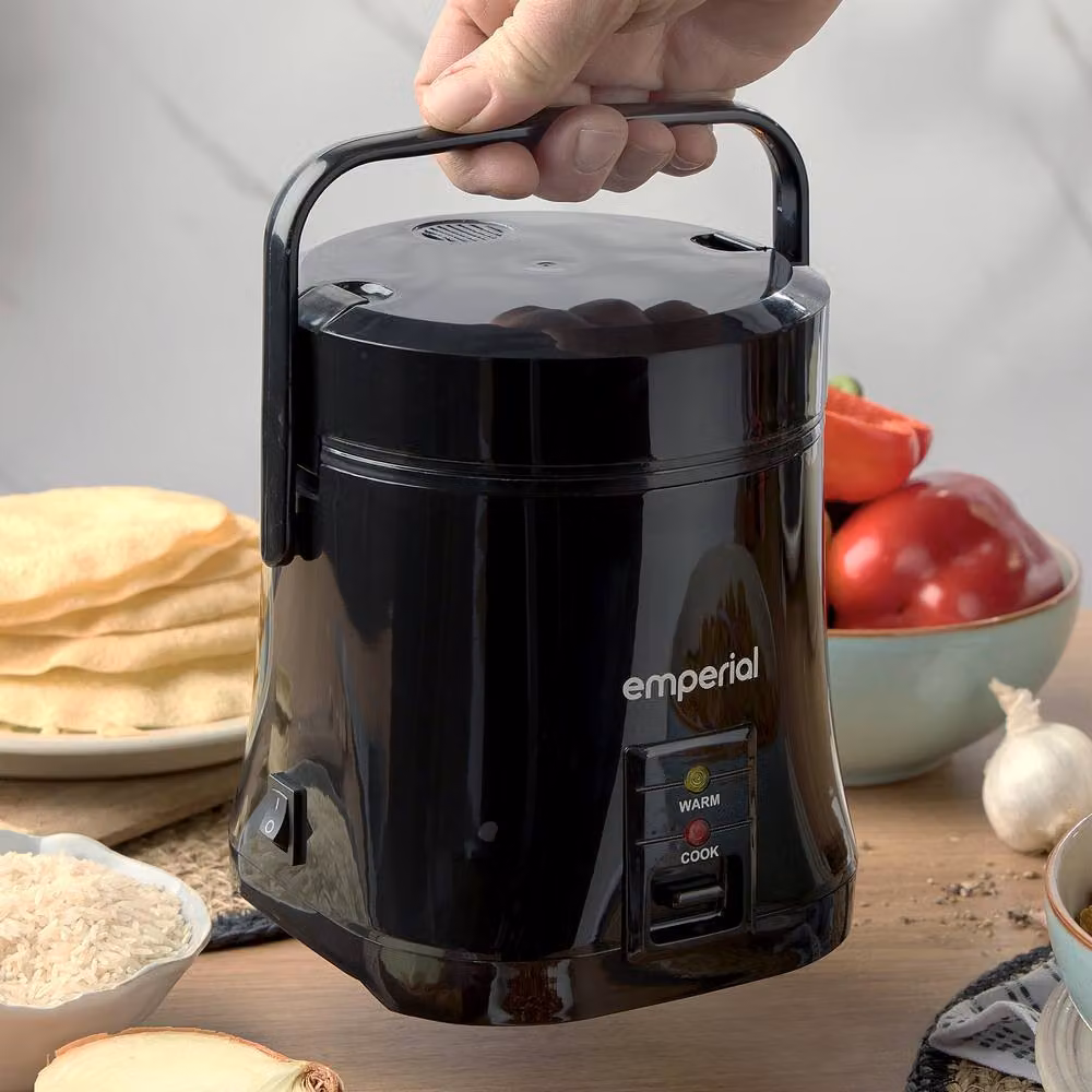 Emperial Mini Electric Rice Cooker and Steamer, 0.3 l, Black – 7