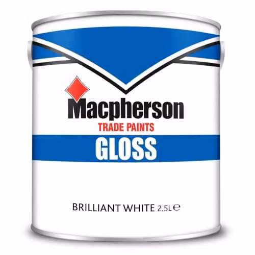 Macpherson Gloss White Opaque Paint 2.5 l
