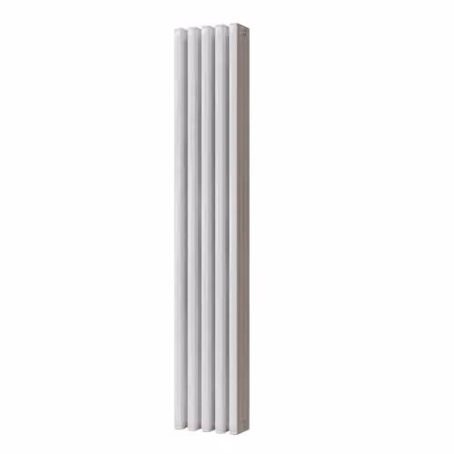 UK Radiators Temple White Square Tube Vertical Traditional Cast-Iron Style Column Radiator, H: 180 cm, W: 32.2 cm – 2