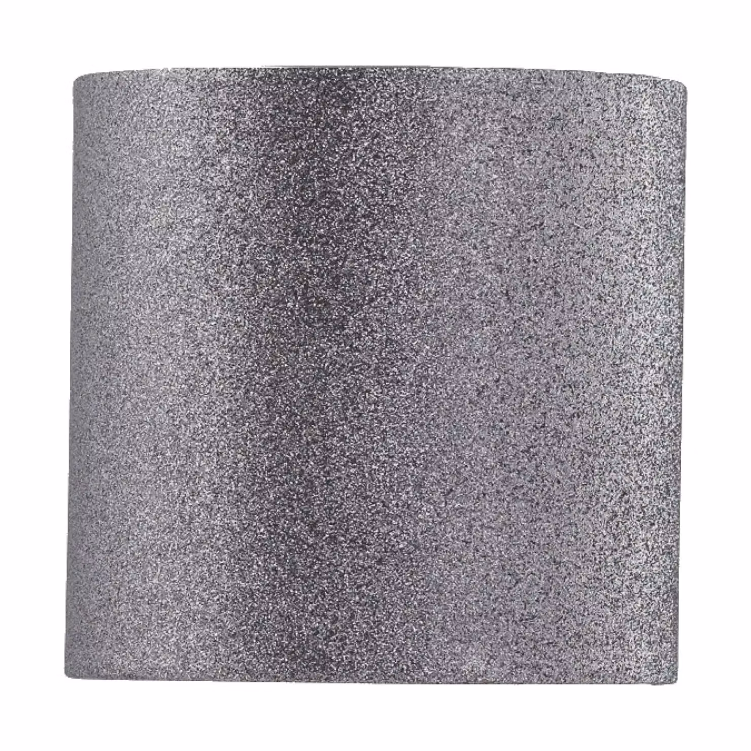 First Choice Lighting Chrome Stick Table Lamp with Grey Fabric Shade in Silver – 2
