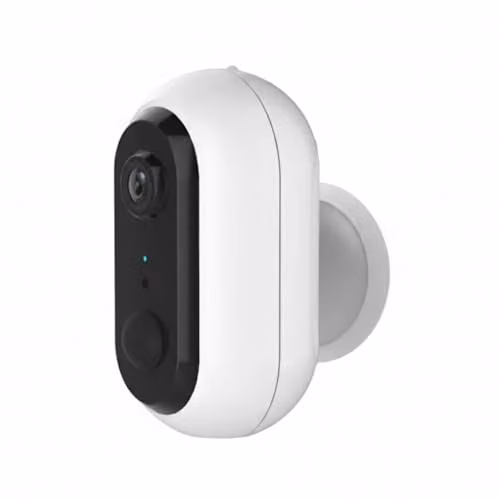 ENER-J Smart Wireless 1080P IP Security Camera with Rechargeable Battery, White – 1