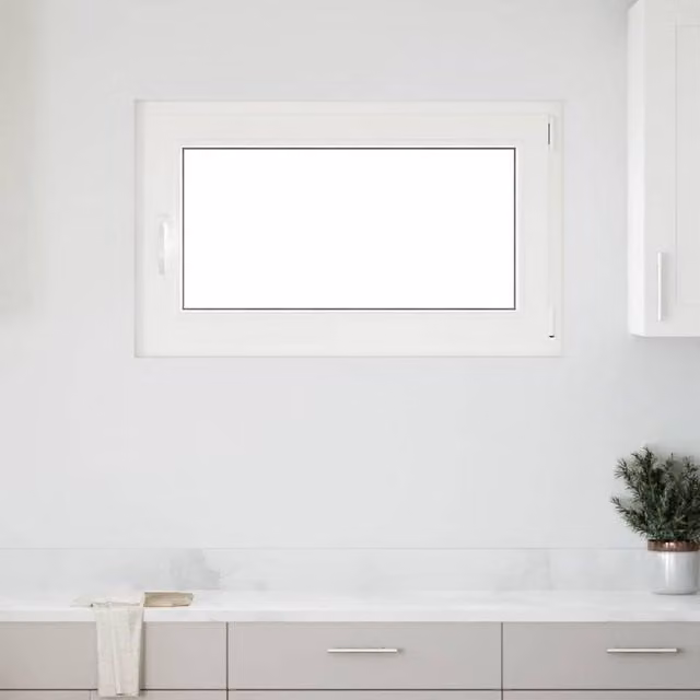 Berkfield Home RISOR Basement Tilt and Turn Window, Anthracite, W: 100 cm, H: 60 cm