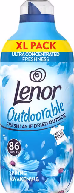 Lenor Outdoorable Fresh Fabric Conditioner Spring Awakening 1.2 l Blue