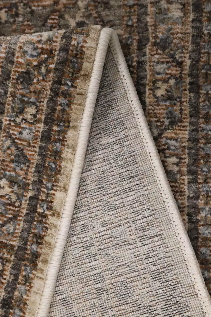 The Rug Shop UK Orange Border Floral Traditional Polyester Easy To Clean Rug W: 160 cm, D: 235 cm – 2