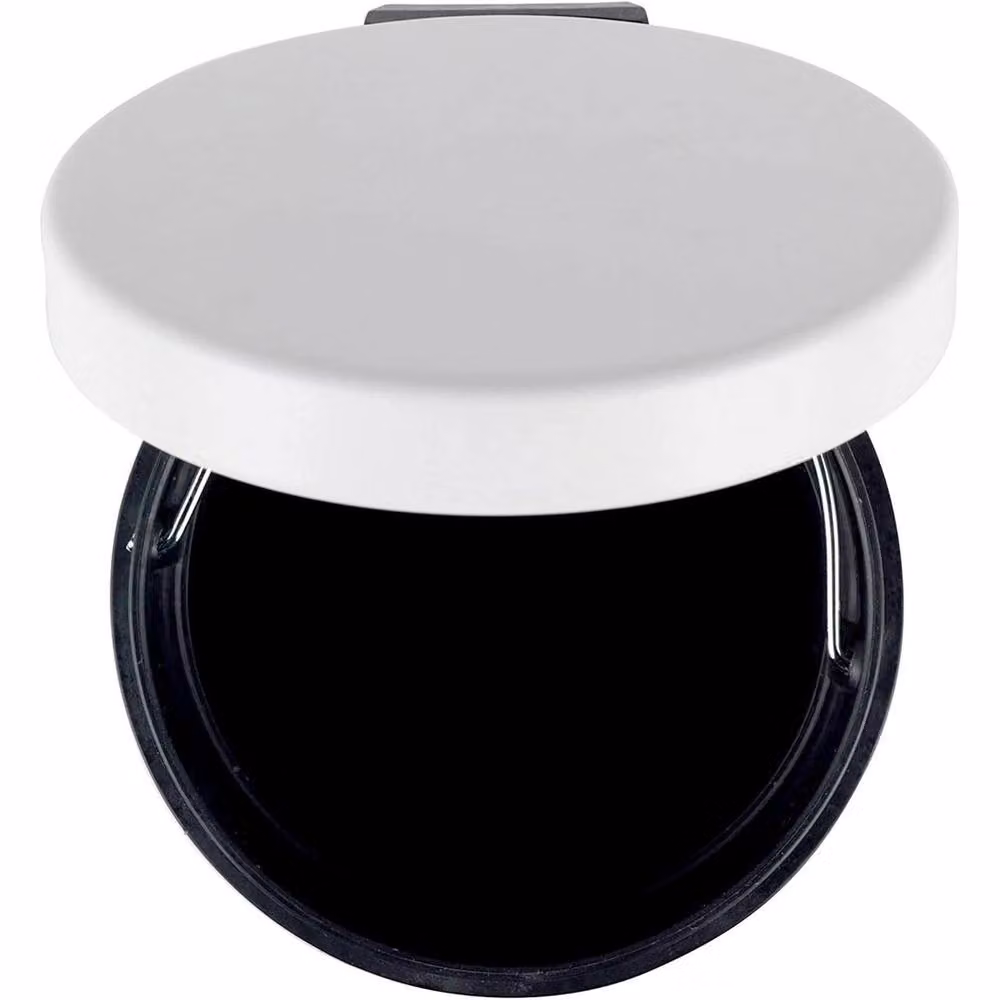 EONLION White 3 Litre Small Pedal Bin with Removable Inner Bucket – 3