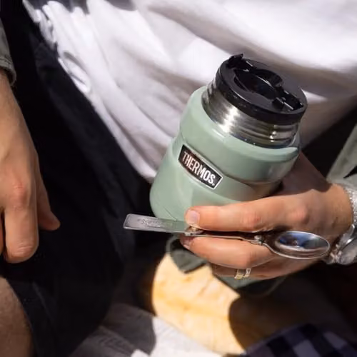 Thermos Stainless King Insulated Food Flask, Pink, 470ml – 4