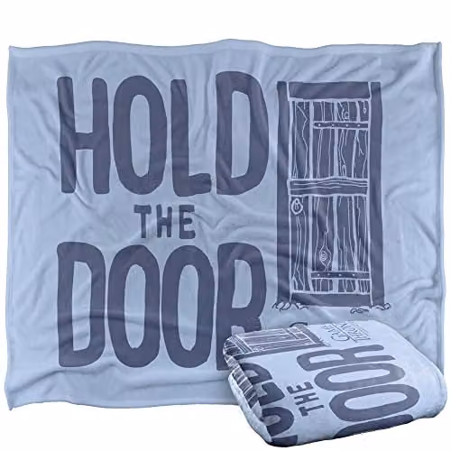 LOGOVISION Game of Thrones Hodor Super Soft Fleece Throw Blanket, W/D/H: 152 x 127 cm, White/Multicolour