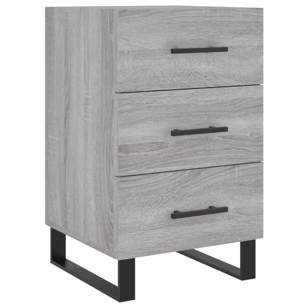 Berkfield Home Grey Sonoma Bedside Cabinet W/D/H: 40 x 40 x 66 cm – 2