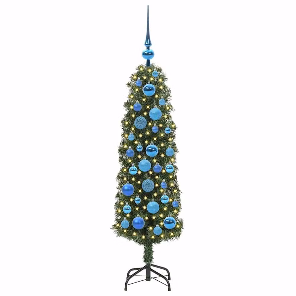 Berkfield Home Artificial Christmas Tree with 150 LEDs and Stand, Green, Height: 120 cm – 3