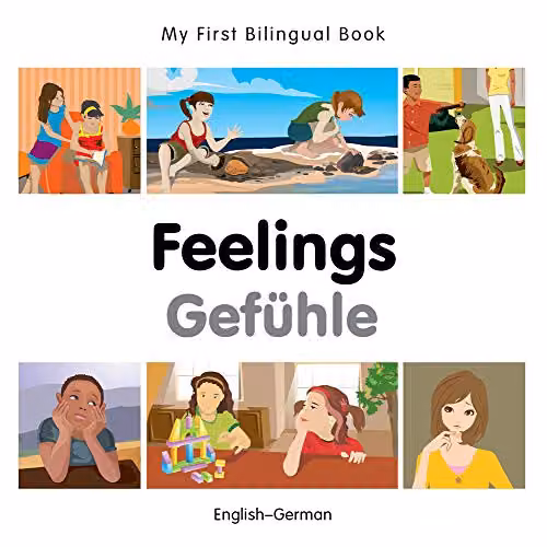 Milet Publishing My First Bilingual Book Feelings English-German Multicolour Paper Book