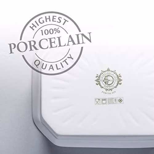 WM Bartleet & Sons White Porcelain Terrine Butter Dish with Lid – 6