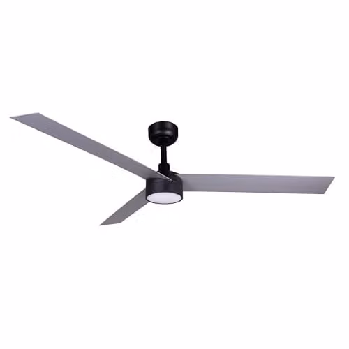 Netlighting Cruiser 160cm LED Ceiling Fan in Black with Aluminium Blades – 1
