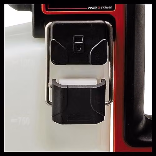 Einhell Power X-Change Cordless Electric Pressure Sprayer with 1.3 l Tank in Red and Transparent – 3