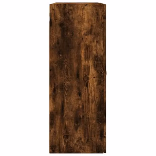 vidaXL Wall Mounted Cabinet with Glass Doors in Brown Oak, W/D/H: 69.5 x 34 x 90 cm – 5