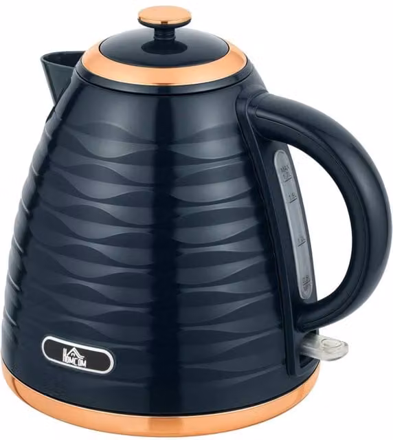 Rolipo Dark Blue Honeycomb Kettle with 1.7 l Capacity and 3 kW Rapid Boil – 1