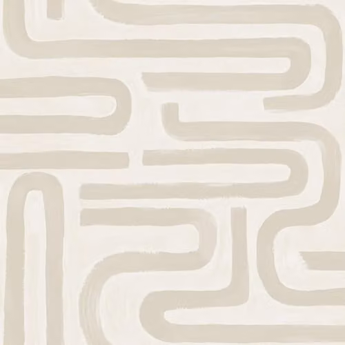 Holden Decor Brushed Geo Geometric Style Wallpaper in Beige