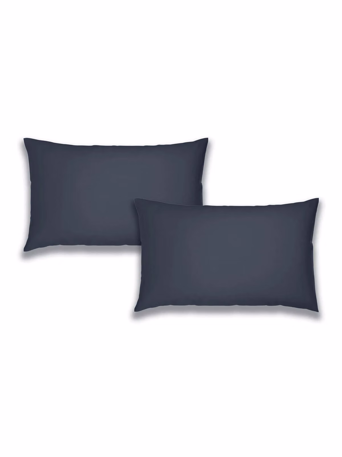 Catherine Lansfield Blue Flannelette Cotton Standard Pillowcase Pair, W/D/H: 50 x 75 cm – 2
